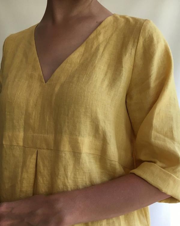 Casual Solid Half Sleeve Mini Dress